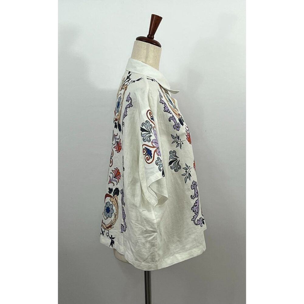 Floral Patterned Blouse - Multicolor - image 6